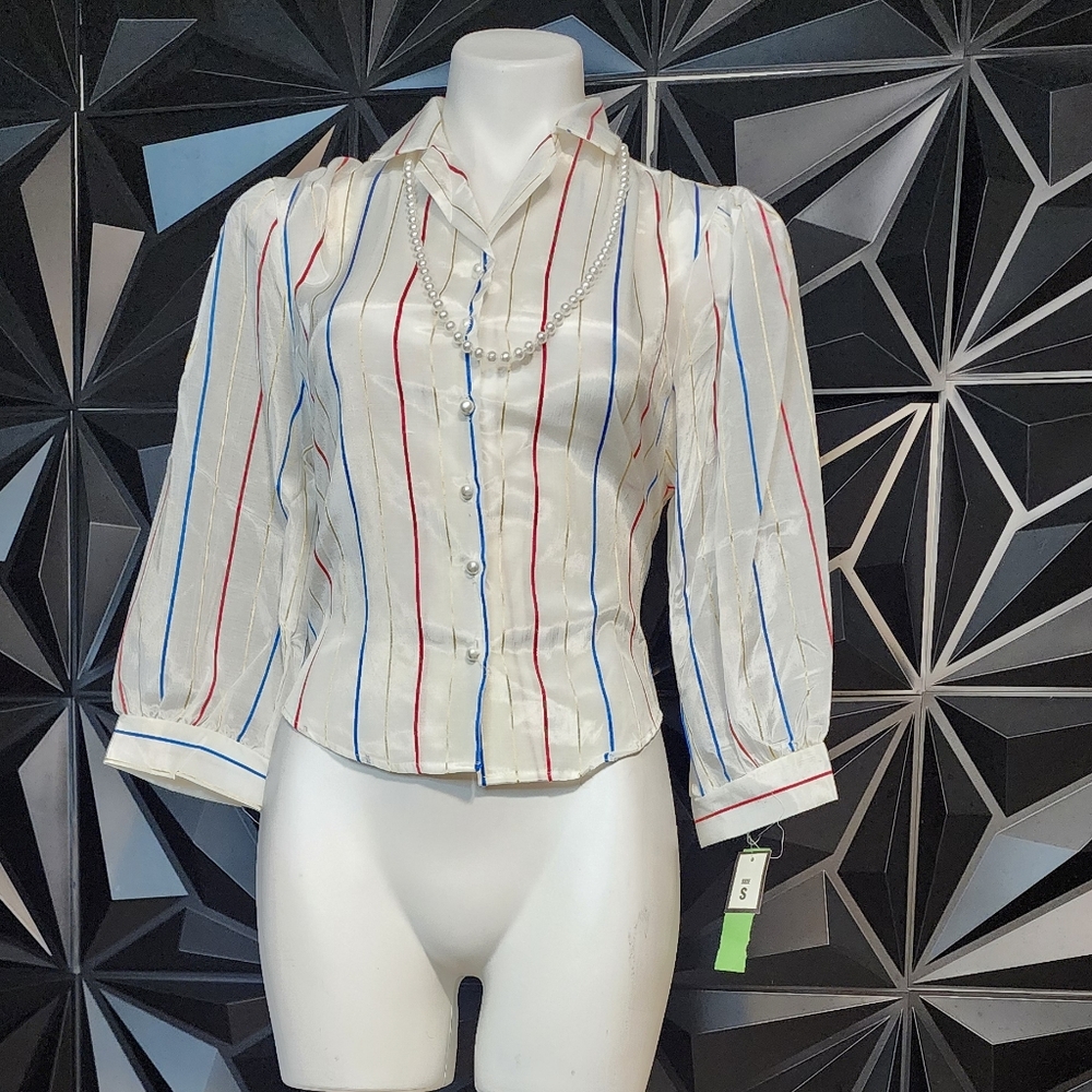 Elegant Striped Button-Down Shirt
